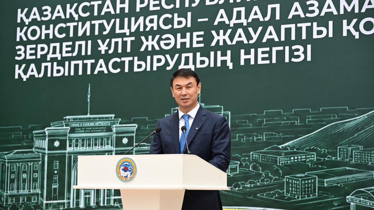 Дархан Сатыбалды Выступает аким Алматы Дархан Сатыбалды