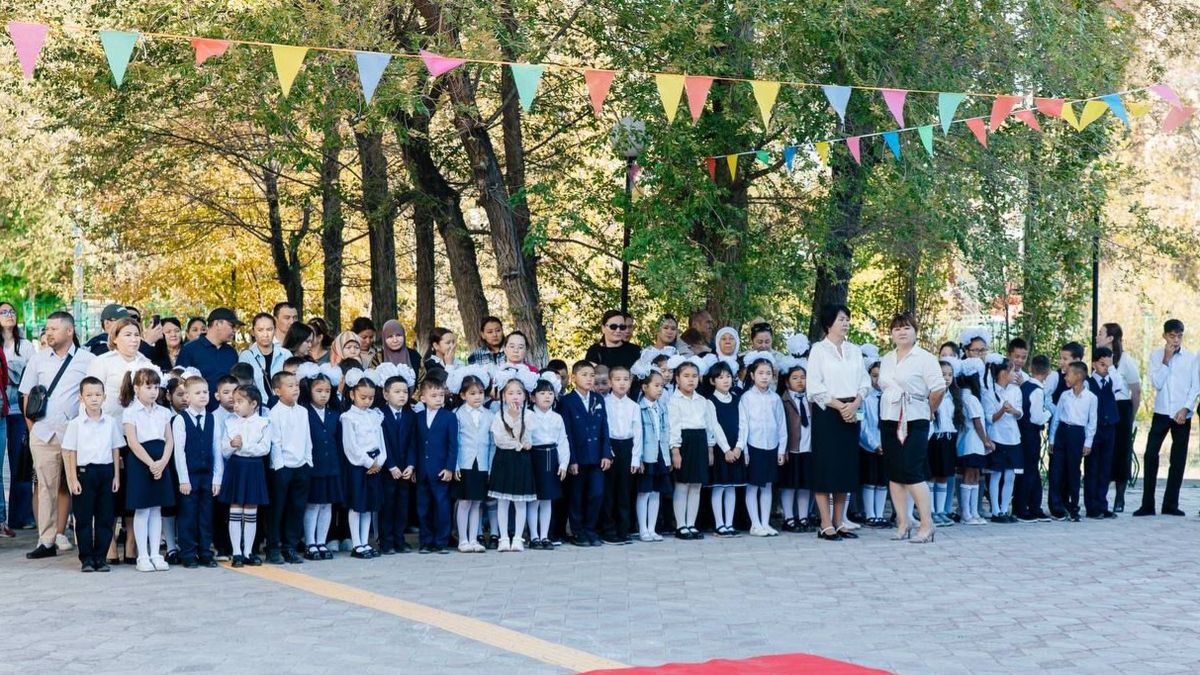 Линейка в школе им. Чехова