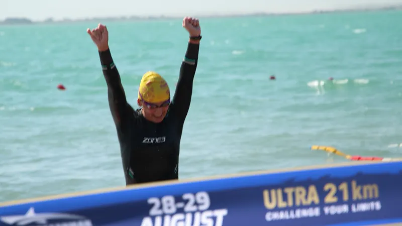 Победительница Ultra Oceanman в Казахстане