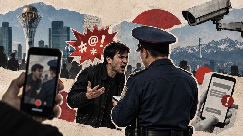Как полиция вычисляет матершинников в Астане и Алматы и обязательно ли иметь запись