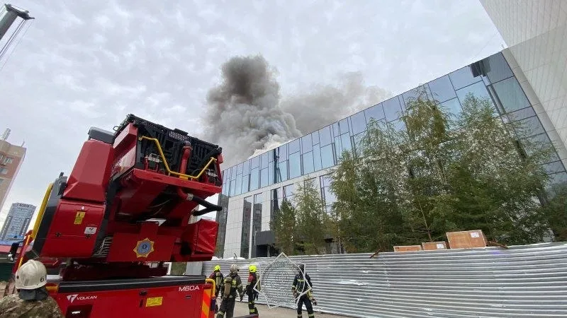 Пожар в Астане