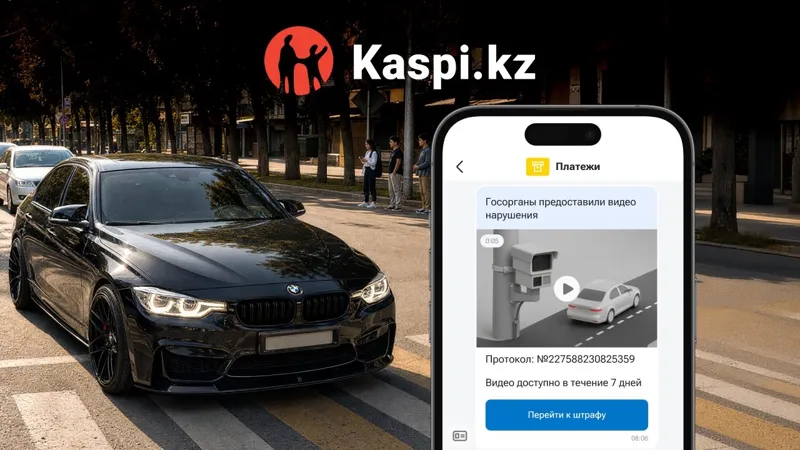В Kaspi.kz теперь можно посмотреть видео нарушения ПДД