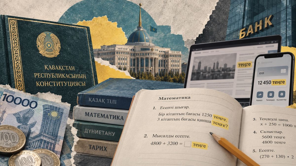 После изменения Конституции: где в Казахстане должны писать "теңге"