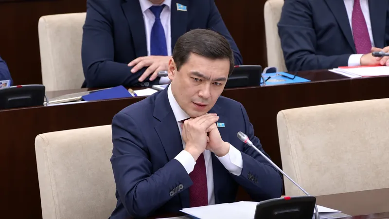 Вице-министр национальной экономики Арман Касенов на заседании мажилиса