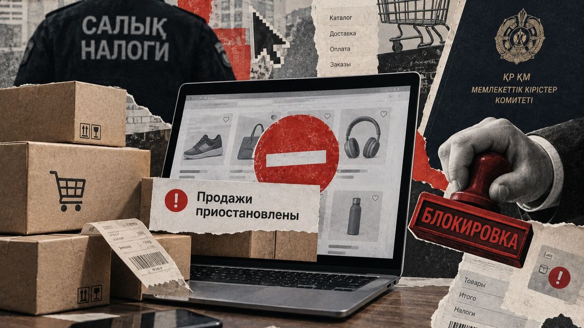 Налоговая в РК сможет блокировать продажи предпринимателей на маркетплейсах
