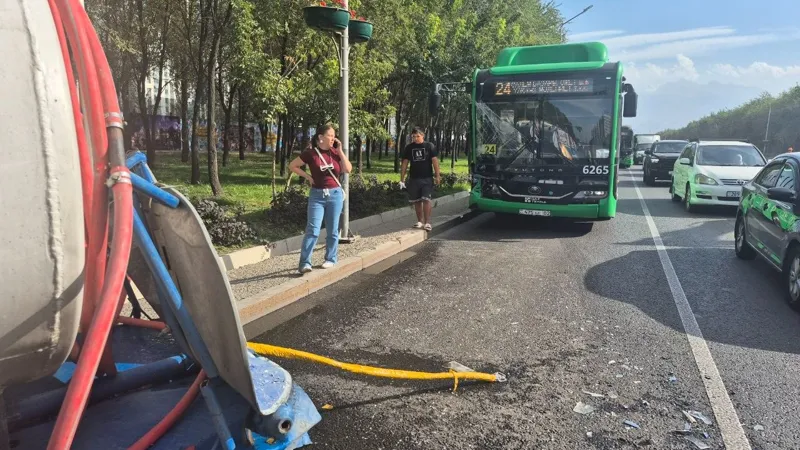 ДТП с пассажирским автобусом