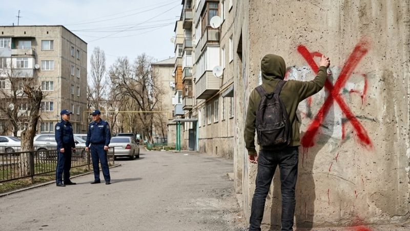 Разрисовал забор – оказался под арестом: в Алматы усилили борьбу с граффити