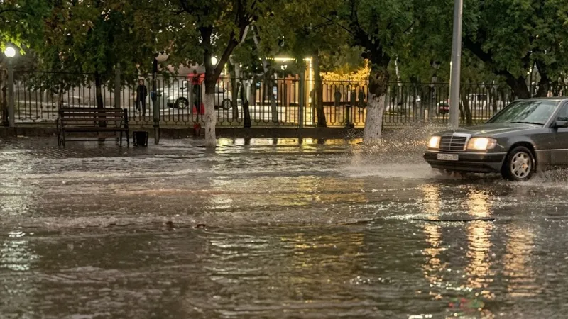 Ливень прошелся в Темиртау