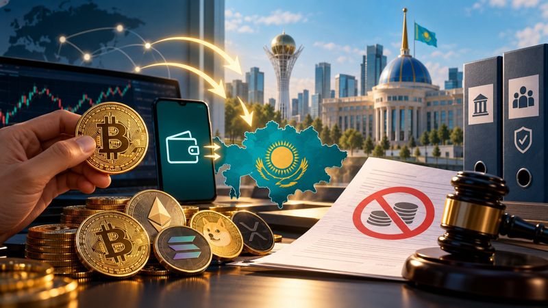 Казахстанцев хотят освободить от налога при продаже криптовалюты до конца 2028 года