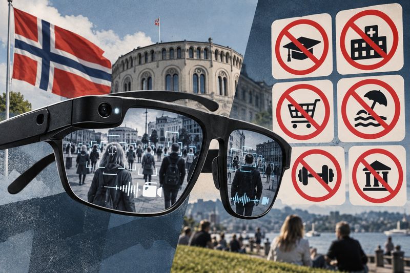 В Норвегии хотят запретить умные очки в общественных местах