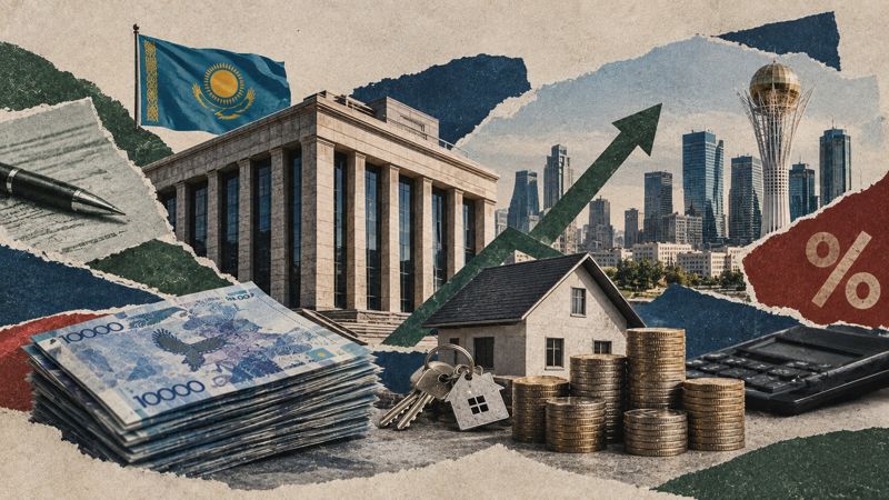 Ипотека в Казахстане растёт почти вдвое быстрее потребительских кредитов