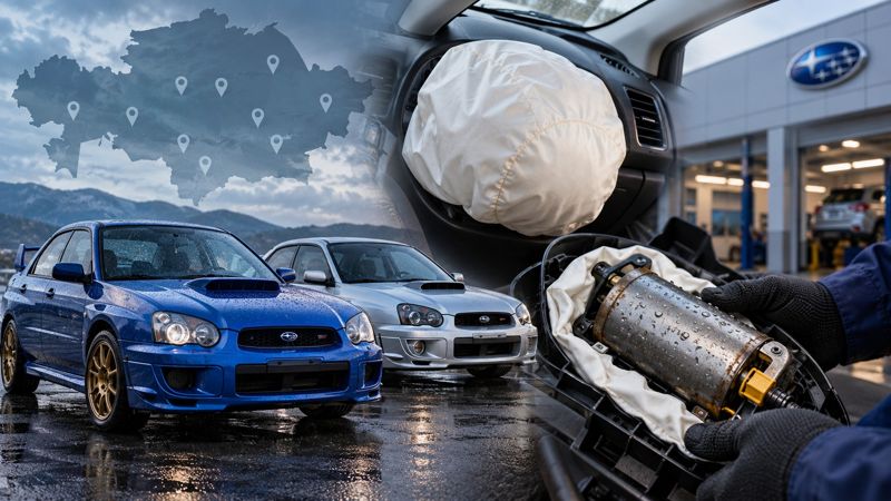 Subaru бесплатно заменит подушки безопасности на Impreza и WRX в Казахстане