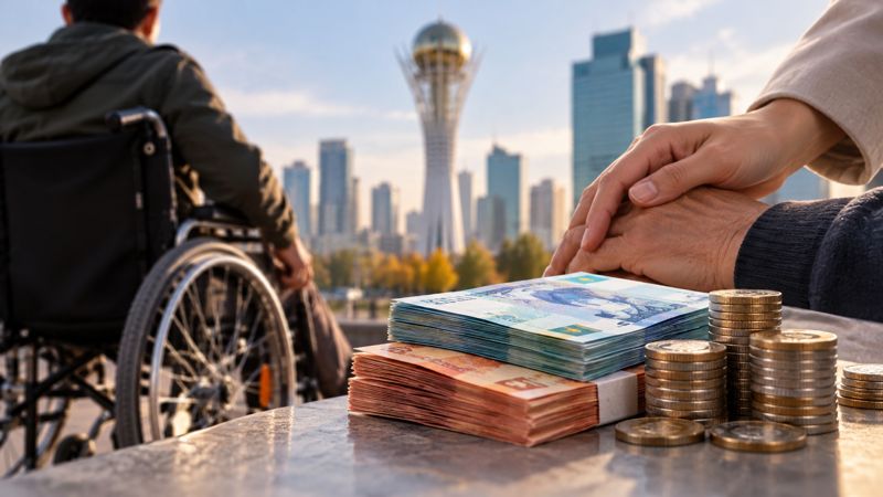 В Астане выплатят до 86 500 тенге людям с инвалидностью