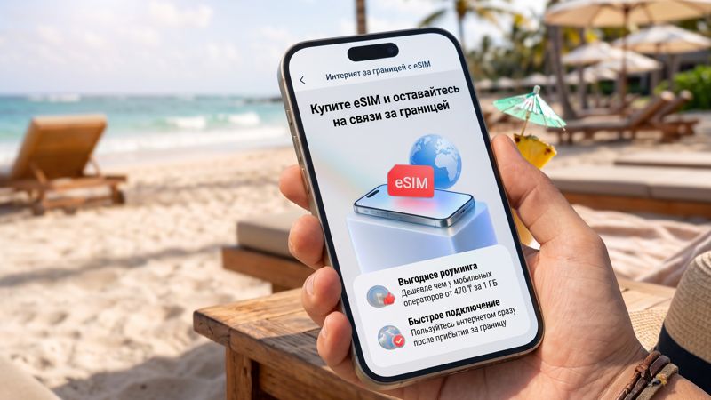 Kaspi.kz добавил eSIM: как подключить интернет за границей