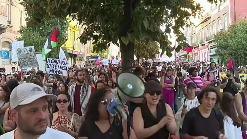 Протесты в Португалии