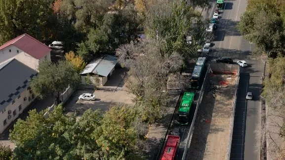 Затор на Толе би в Алматы