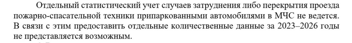 Ответ на запрос редакции
