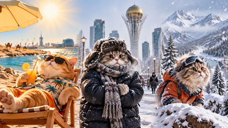 Почти +30 на западе и морозы в Астане: какой будет погода в Казахстане 16 октября