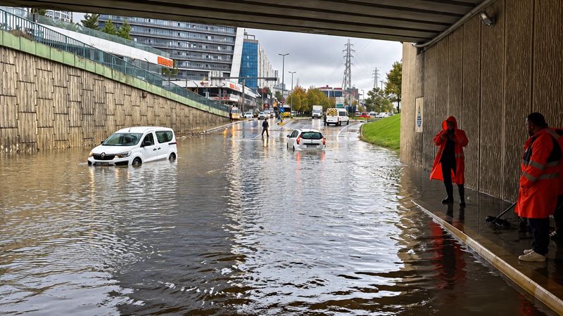 Стамбул уходит под воду: ливни затопили улицы и историческую мечеть