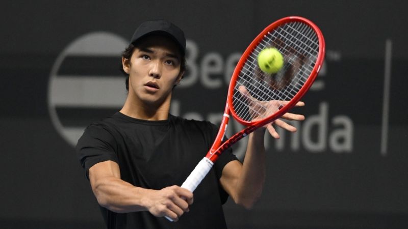 Амир Омарханов уступил японцу в первом матче квалификации Almaty Open