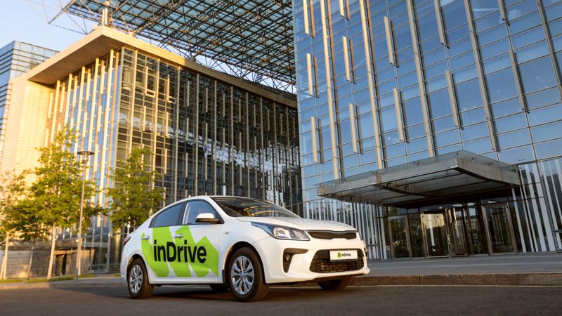 Заказать такси inDrive теперь можно через 2GIS в 19 городах Казахстана