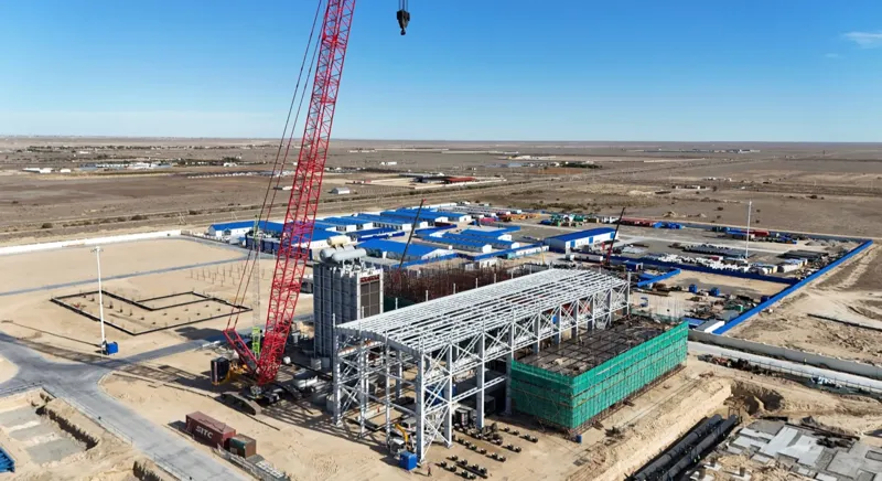 Строительство парогазовой установки в Актау