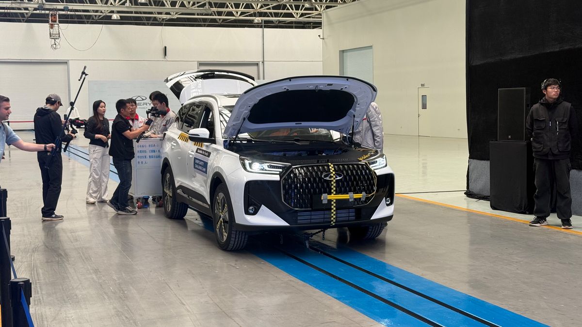 Chery Tiggo 7 перед испытанием