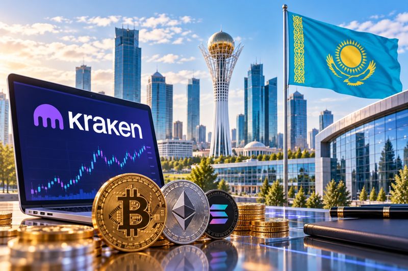 Kraken выходит на рынок Казахстана