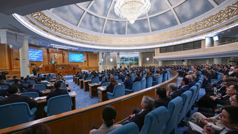 Выступление президента на послании народу Казахстана