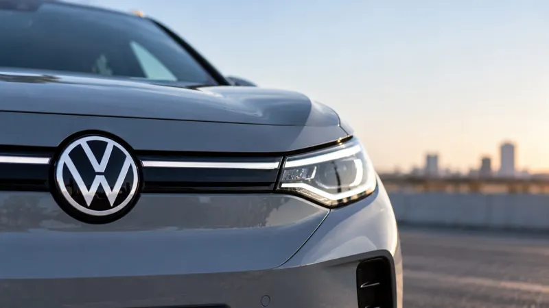 Бампер электромобиля Volkswagen